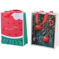 ساک دستی مقوایی طرح یلدا کد 3