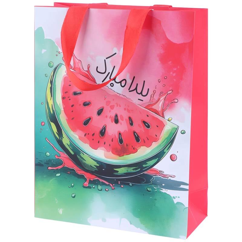 ساک دستی مقوایی طرح یلدا کد 3