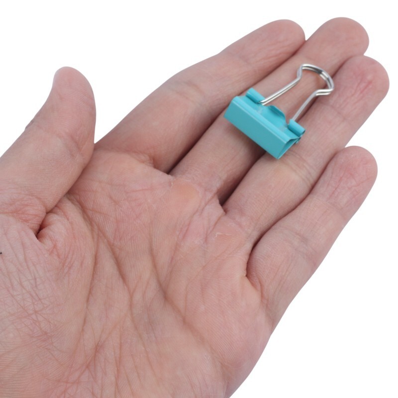 گیره دوبل رنگی DL DL6065 19mm بسته 40 عددی