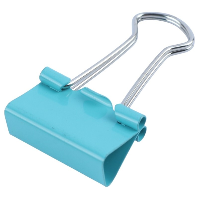 گیره دوبل رنگی DL DL6065 19mm بسته 40 عددی