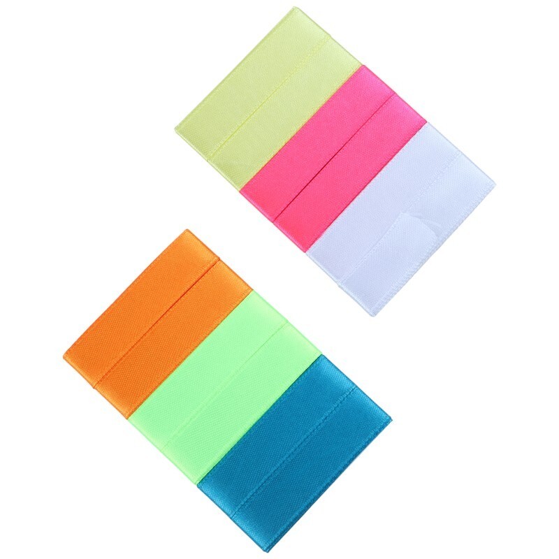 روبان ساتن 1.3 سانتی متر Alef بسته 6 عددی