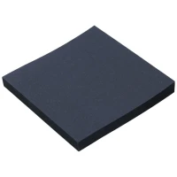 کاغذ یادداشت چسب دار 80 برگ طرح سیاه برگ سایز 7.5*7.5 سانتی متر