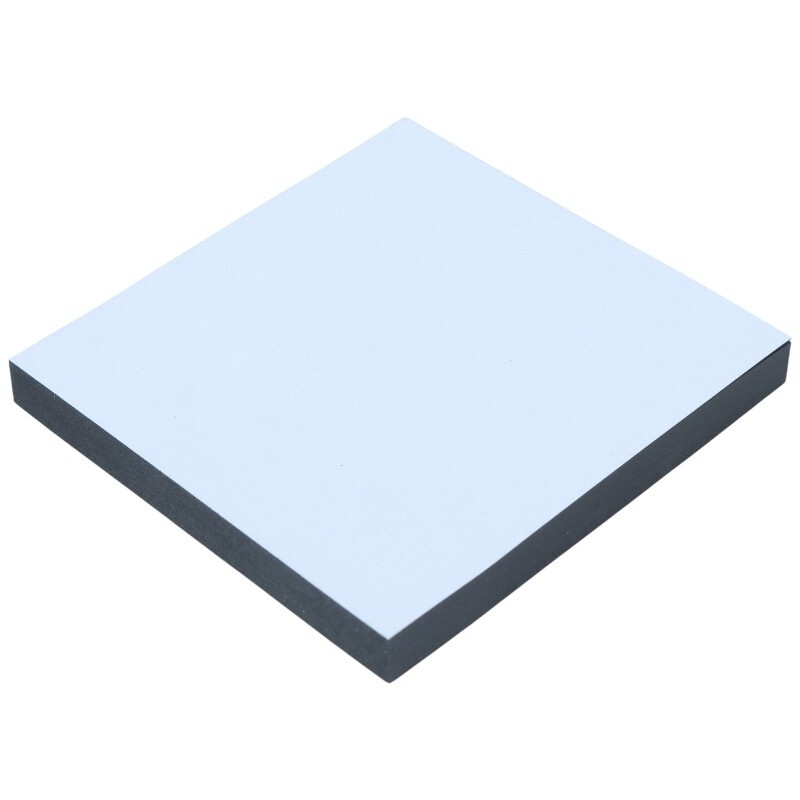 کاغذ یادداشت چسب دار 80 برگ طرح سیاه برگ سایز 7.5*7.5 سانتی متر