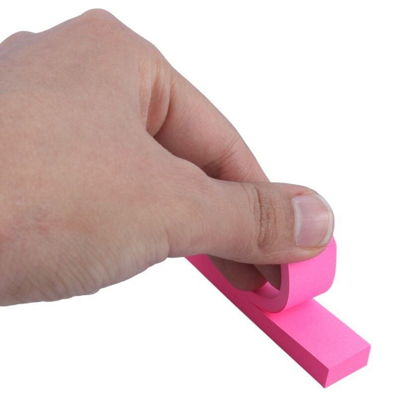 کاغذ یادداشت چسب دار طرح 5 تکه Xing li S1-3 7.6*7.6cm بسته 100 برگی