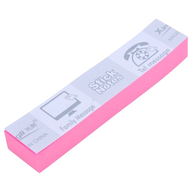 کاغذ یادداشت چسب دار طرح 5 تکه Xing li S1-3 7.6*7.6cm بسته 100 برگی