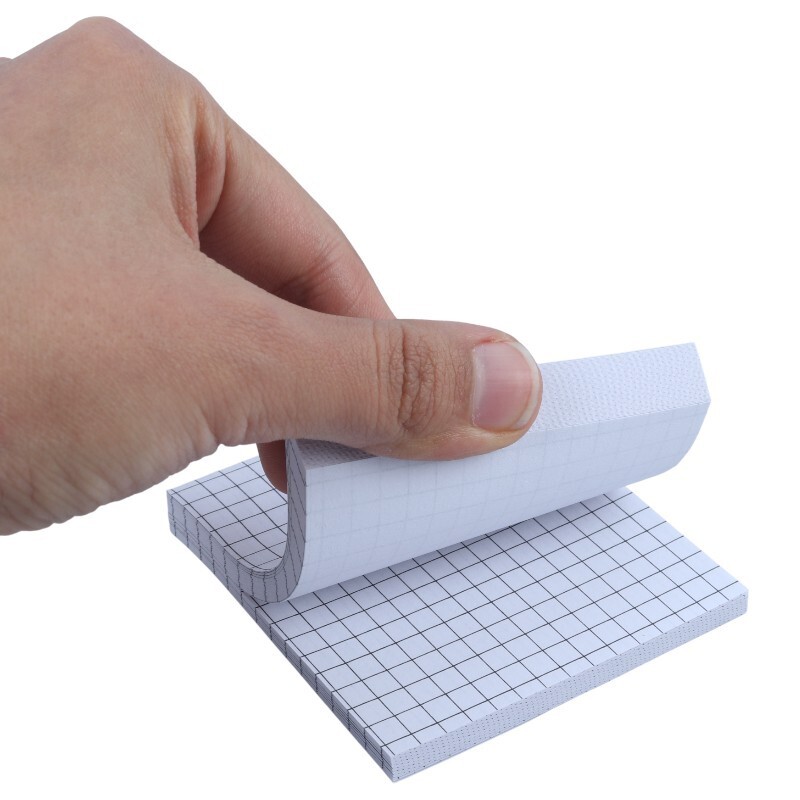 کاغذ یادداشت چسب دار طرح شطرنجی Xing li S1-3 7.6*7.6cm بسته 100 برگی