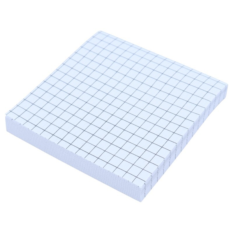 کاغذ یادداشت چسب دار طرح شطرنجی Xing li S1-3 7.6*7.6cm بسته 100 برگی