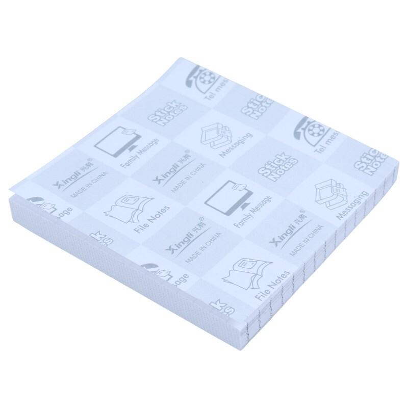 کاغذ یادداشت چسب دار طرح شطرنجی Xing li S1-3 7.6*7.6cm بسته 100 برگی