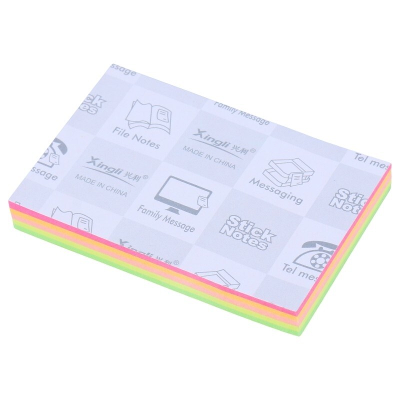 کاغذ یادداشت چسب دار Xing Li S1-2 7.6*5.1cm بسته 100 برگی