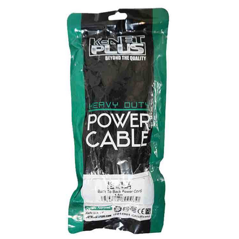 کابل برق Knet Plus KP-A91 1.5m Back to Back