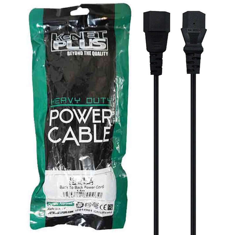 کابل برق Knet Plus KP-A91 1.5m Back to Back