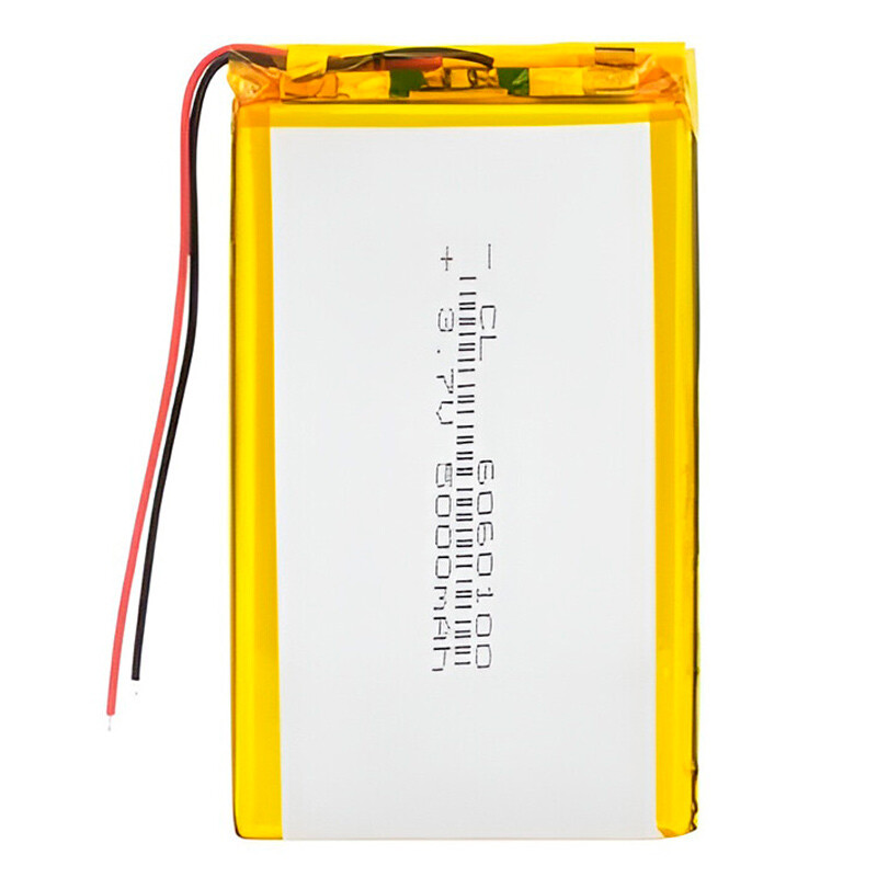 باتری لیتیومی 5000mAh 100*60*6mm 606010