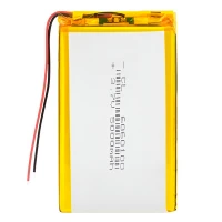 باتری لیتیومی 5000mAh 100*60*6mm 606010