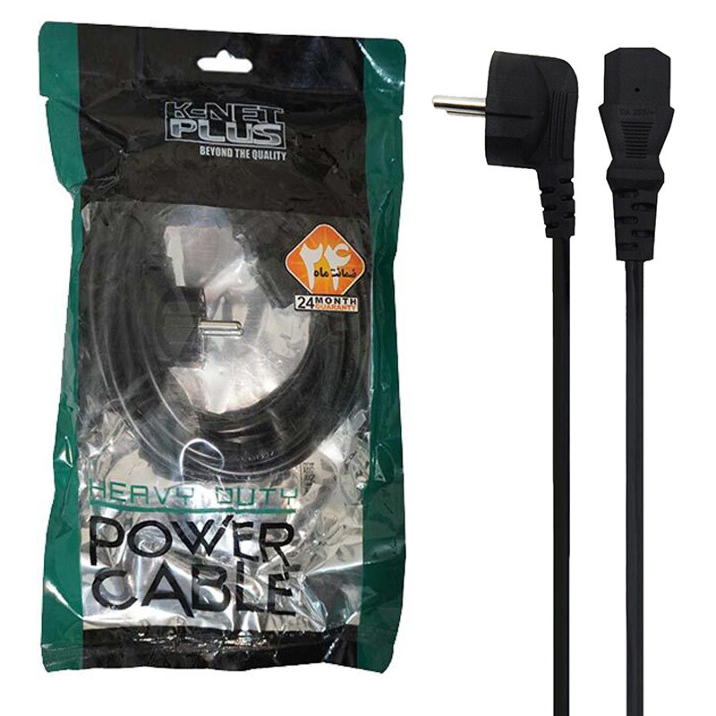 کابل برق Knet Plus KP-A87 3m PC