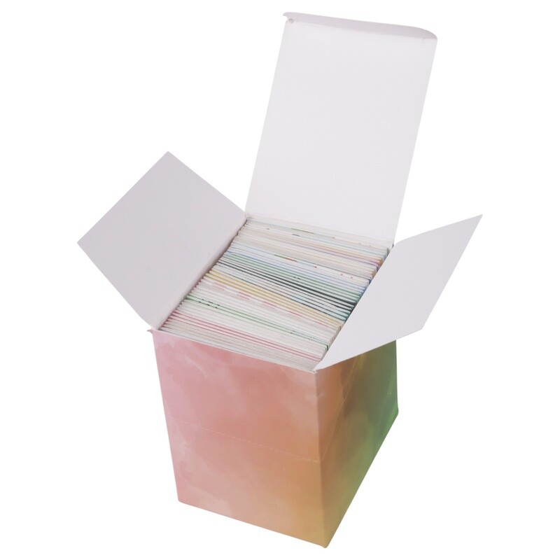 دفترچه یادداشت 16 برگ GSHS-3771 طرح فانتزی بغل بازشو بسته 50 عددی