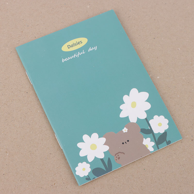 دفترچه یادداشت 16 برگ GSHS-3771 طرح فانتزی بغل بازشو بسته 50 عددی