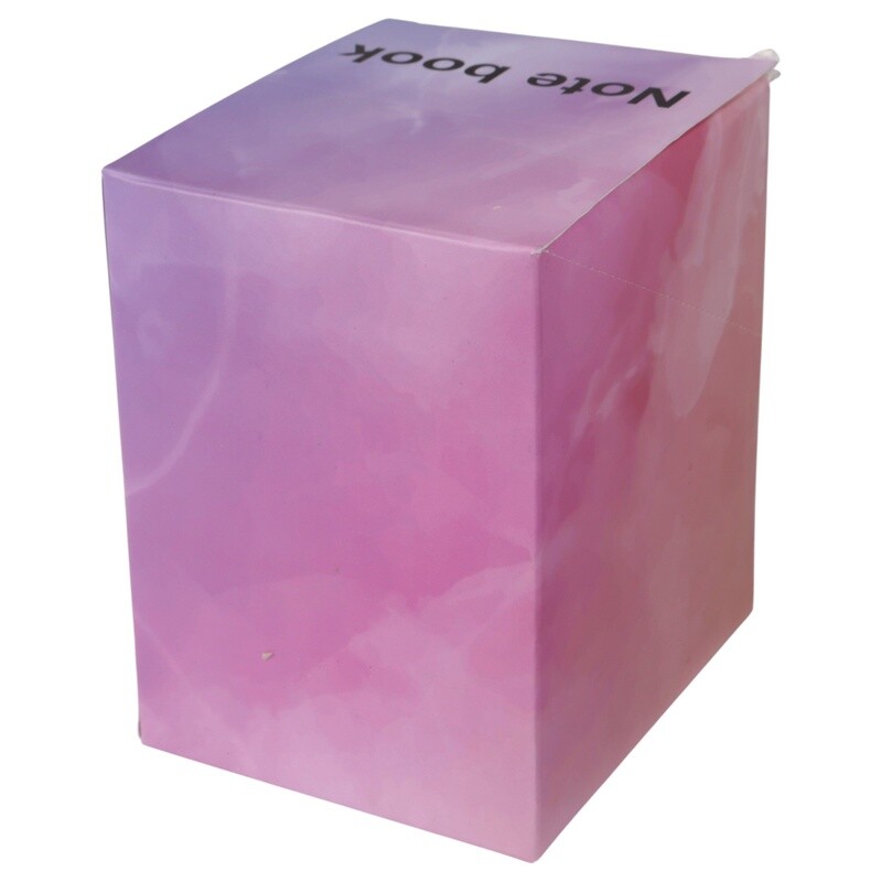 دفترچه یادداشت 16 برگ GSHS-3771 طرح فانتزی بغل بازشو بسته 50 عددی