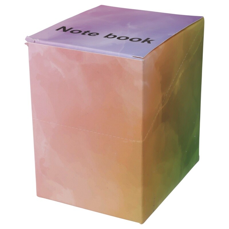 دفترچه یادداشت 16 برگ GSHS-3771 طرح فانتزی بغل بازشو بسته 50 عددی