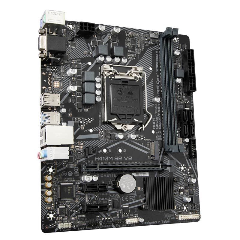 مادربرد گیگابایت H410M S2 V2 rev. 1.0 DDR4