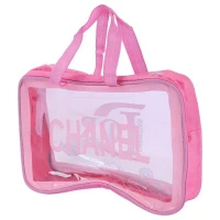 کیف لوازم آرایشی ضد آب و مسافرتی واش بگ طرح Dior & Chanel سایز بزرگ