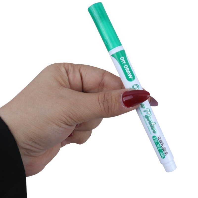 ماژیک لیزری نوک گرد Haoyue F0667-8 بسته 8 عددی