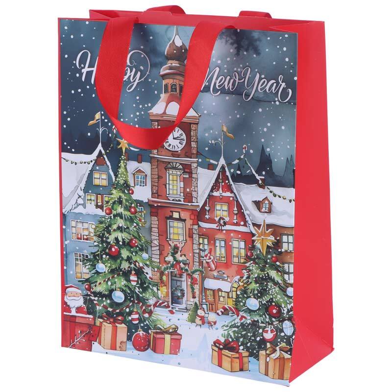 ساک دستی مقوایی طرح کریسمس 3025071