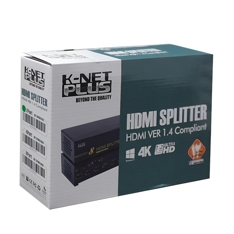 اسپلیتر 2 پورت HDMI کی نت پلاس KP-S642