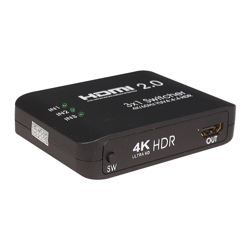 سوییچ 3 پورت HDMI کی نت پلاس KP-S723 + ریموت کنترل