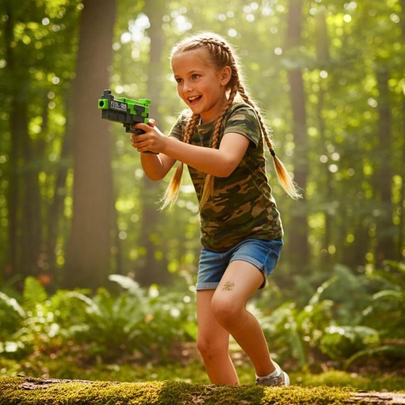 تفنگ ماینکرفت اسباب بازی پیکسل گان کد 828-1