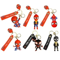 جاکلیدی سیلیکونی طرح Spider-Man بسته 6 عددی