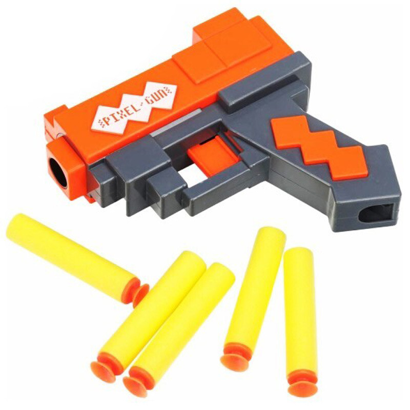 تفنگ کلت ماینکرفت اسباب بازی پیکسل گان کد 828-2