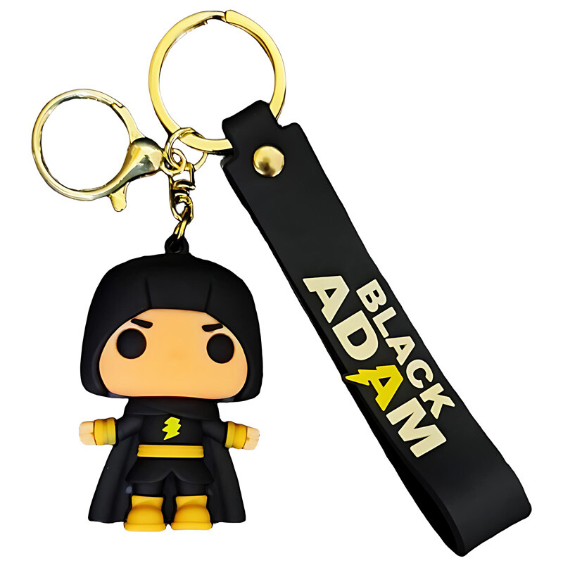 جاکلیدی سیلیکونی طرح Black Cute Anime بسته 4 عددی