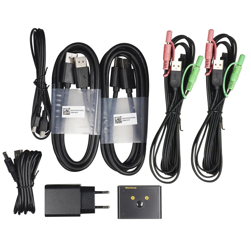 سوییچ KVM اتوماتیک دو پورت کی نت پلاس KP-D622