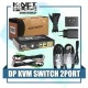 سوییچ KVM اتوماتیک دو پورت کی نت پلاس KP-D622