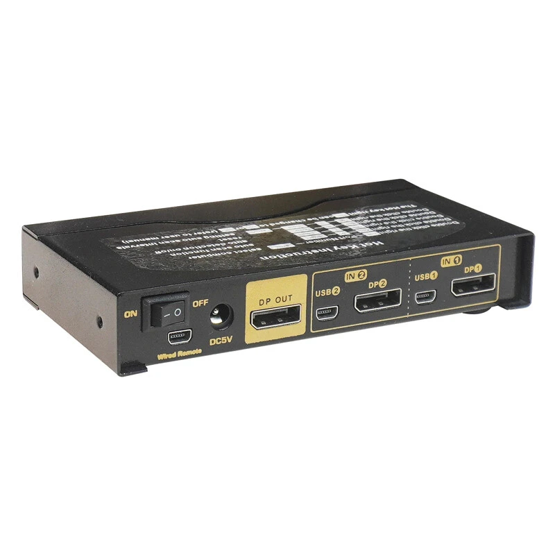 سوییچ KVM اتوماتیک دو پورت کی نت پلاس KP-D622