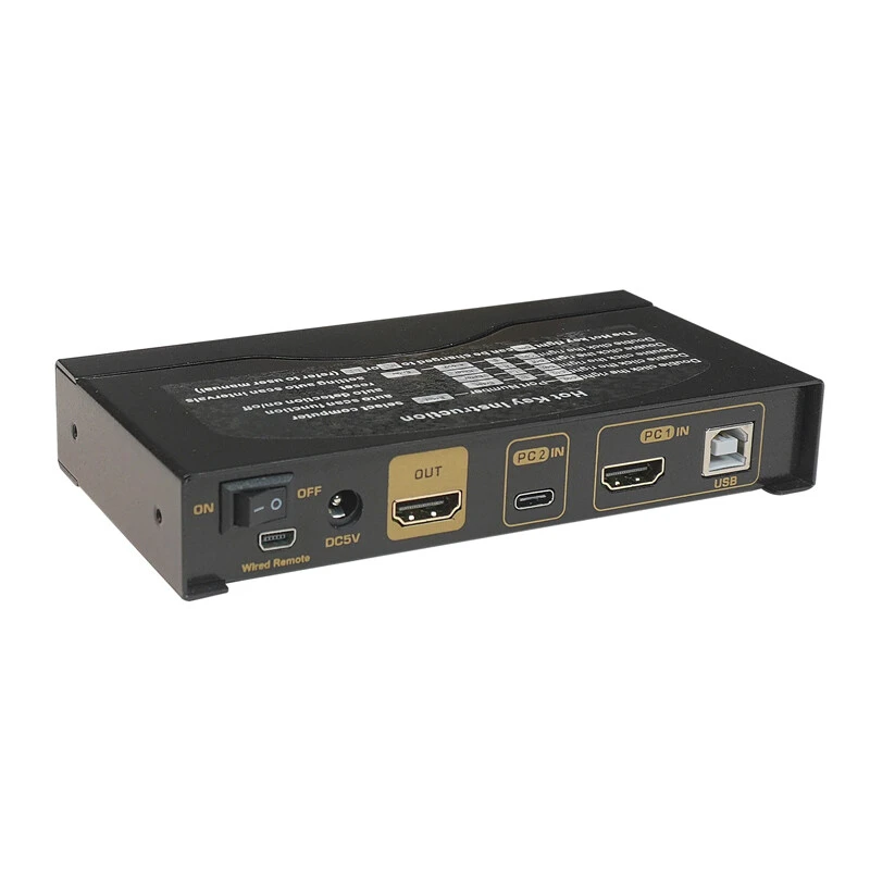 سوییچ KVM اتوماتیک دو پورت کی نت پلاس KP-CH622