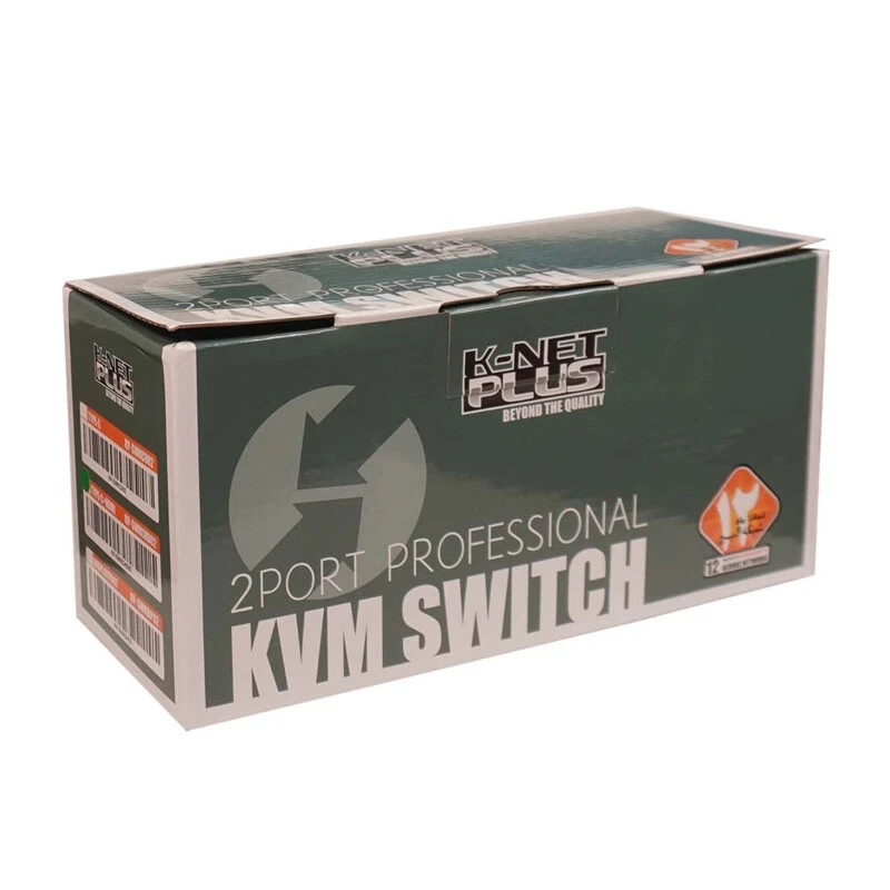 سوییچ KVM اتوماتیک دو پورت کی نت پلاس KP-CH622