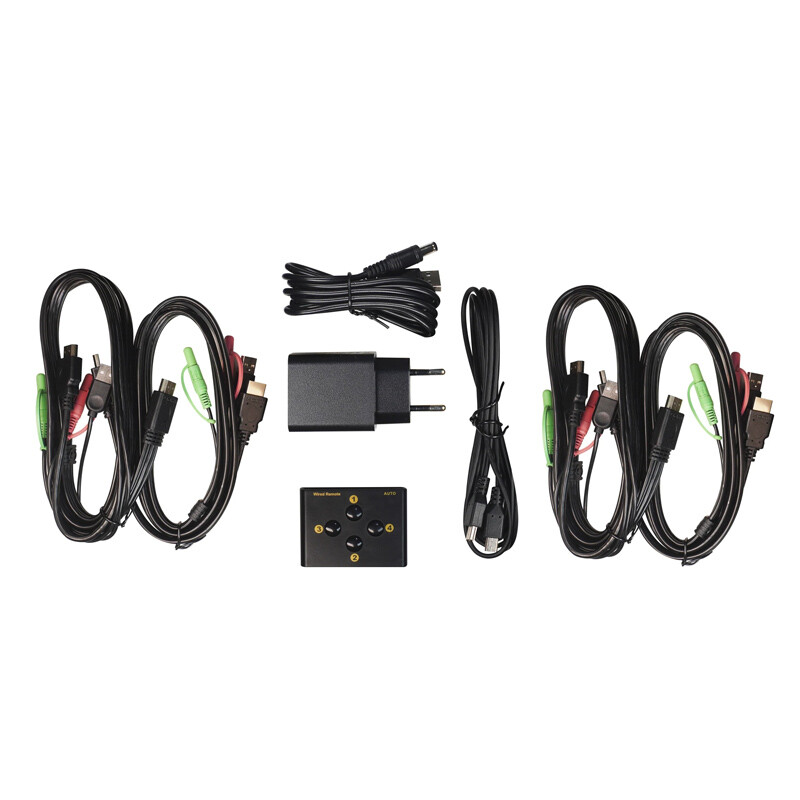 سوییچ 4 پورت KVM کی نت پلاس KP-H624