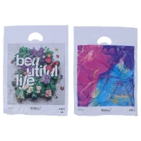 نایلون دسته موزی کوالا طرح فانتزی سایز 35*25 سانتی متر بسته 100 عددی