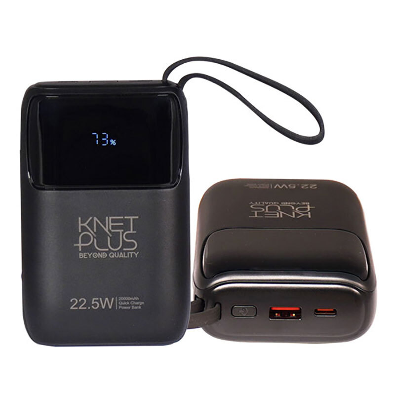 پاور بانک فست شارژ کی نت پلاس KP-P42 PD QC3.0 22.5W ظرفیت 20000 میلی آمپر ساعت