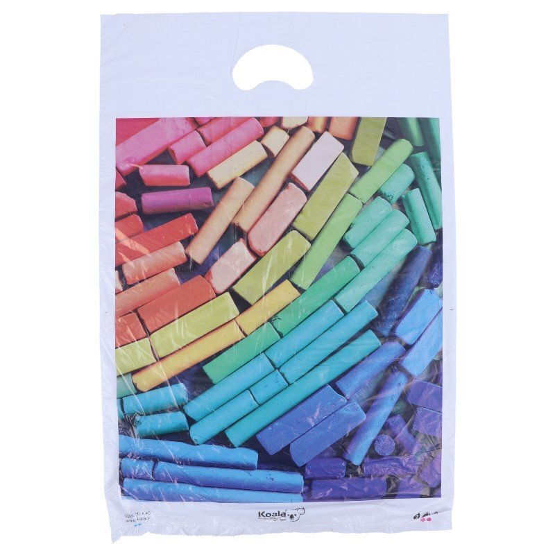 نایلون دسته موزی کوالا طرح فانتزی سایز 45*30 سانتی متر بسته 100 عددی