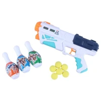 تفنگ دو کاره آبپاش و توپ پرتاب کن همراه بولینگ جیای هونگ کی 648 کد 101254