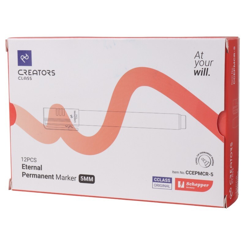 ماژیک معمولی کریتورز کلاس نوک تخت 5-CCEPMC بسته 12 عددی