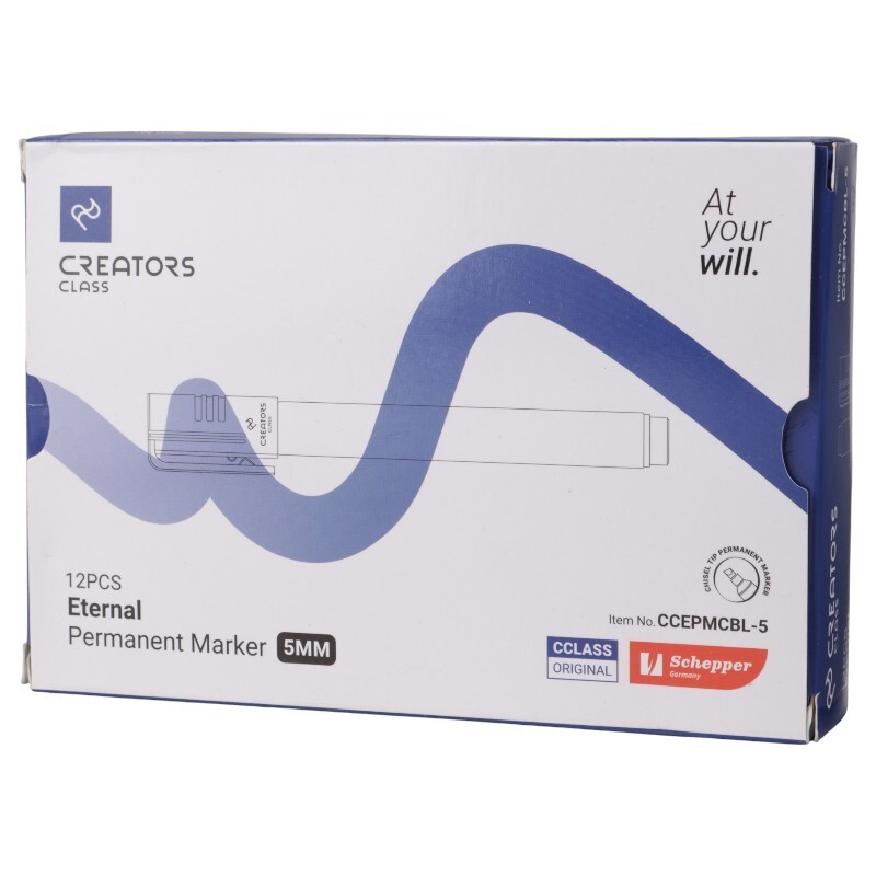 ماژیک معمولی کریتورز کلاس نوک تخت 5-CCEPMC بسته 12 عددی