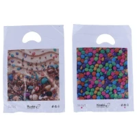 نایلون دسته موزی کوالا طرح فانتزی سایز 26*18 سانتی متر بسته 100 عددی