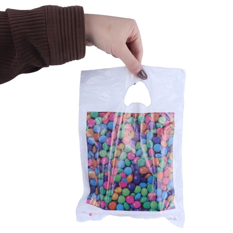 نایلون دسته موزی کوالا طرح فانتزی سایز 26*18 سانتی متر بسته 100 عددی