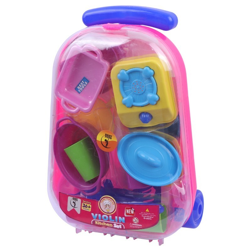 ست اسباب بازی آشپزی چمدانی بست تویز Violin کد 201312