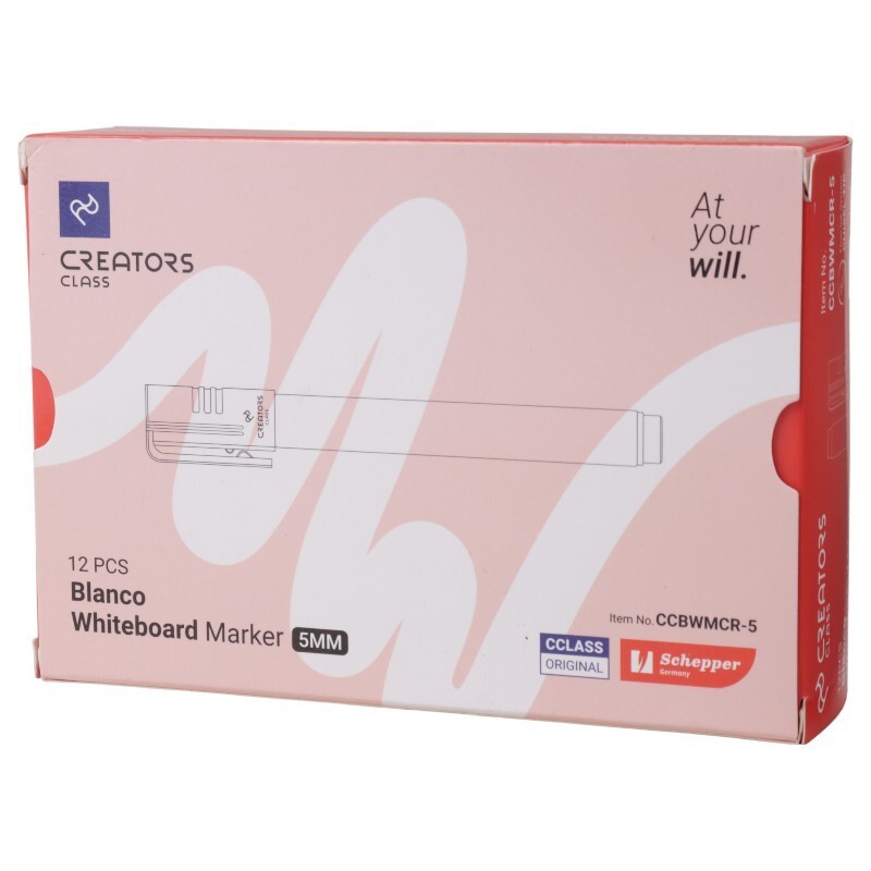 ماژیک وایت برد کریتورز کلاس نوک تخت CCBWMC بسته 12 عددی