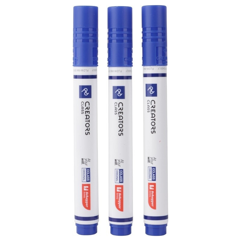 ماژیک وایت برد کریتورز کلاس نوک تخت CCBWMC بسته 12 عددی