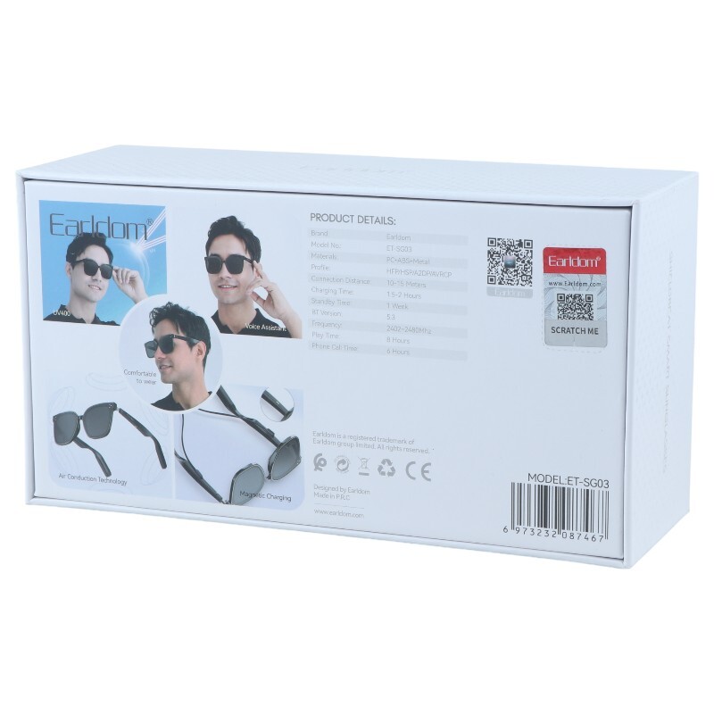 هدفون و عینک بلوتوثی ارلدام ET-SG03